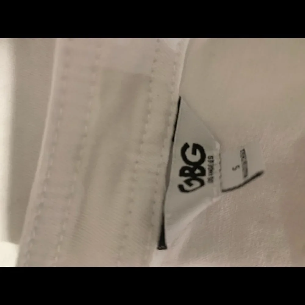 GBG los angeles button down white denim dress - Picture 4 of 4